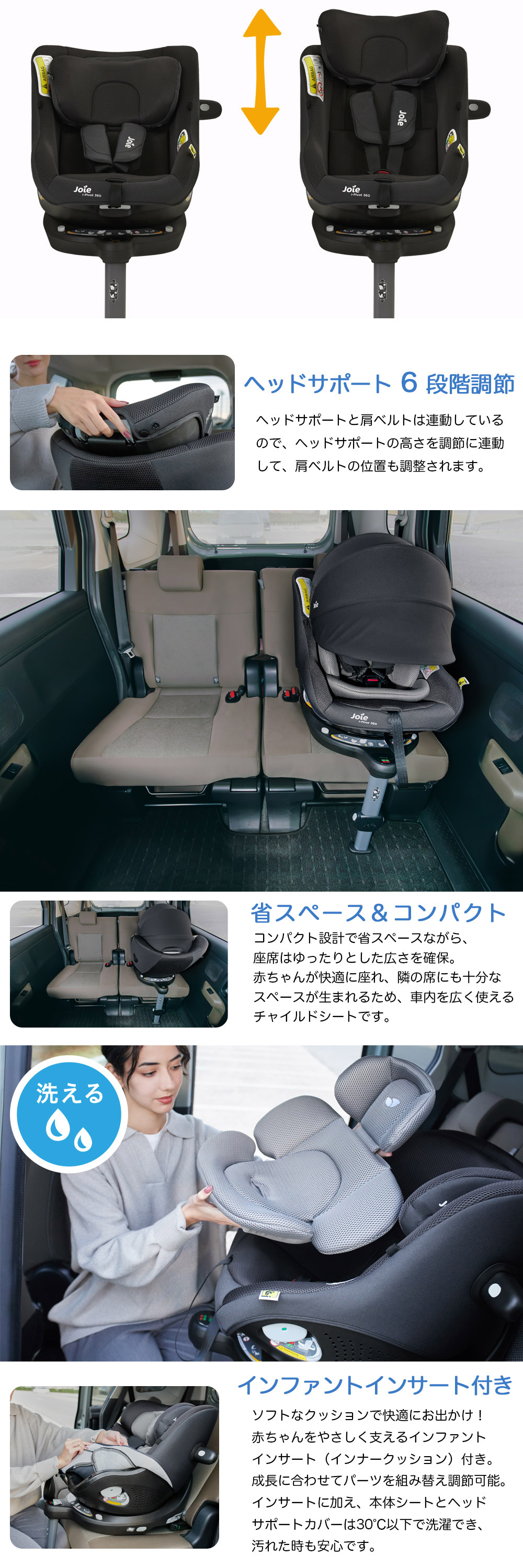 チャイルドシートi-Pivot360
