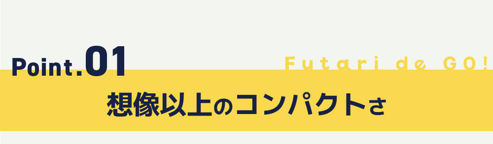 二人乗りベビーカー 二人でゴー_POINT1