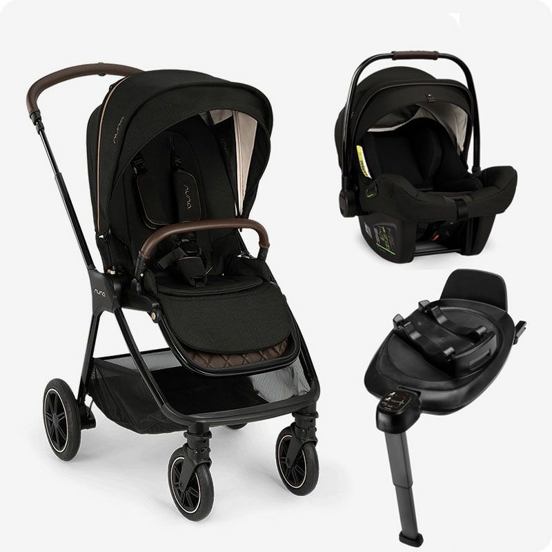 nuna トラベルシステム3点セット【isofix対応】 光沢のあるブラック 
